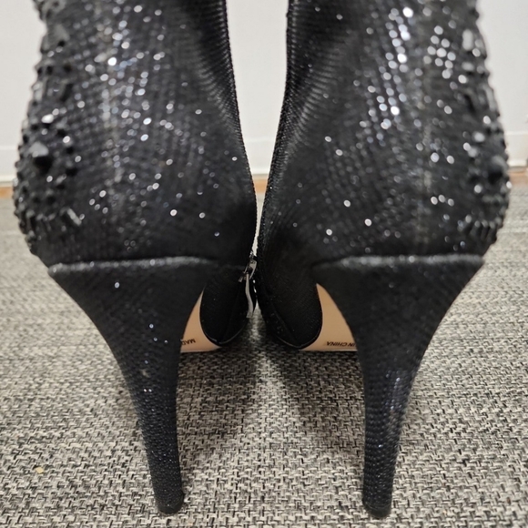 Laruren Lorraine Sparkly Black Booties - Picture 4 of 6